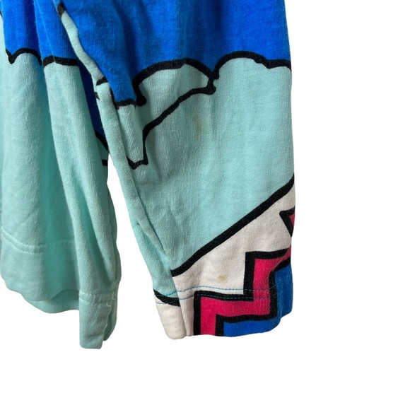 VTG 1987 Peter Max Neo Max New Atlantis / Playing Clouds Long Sleeve Shirt Small - Picture 12 of 16